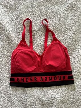 Under Armour Women’s Red Seamless Sports Bra
